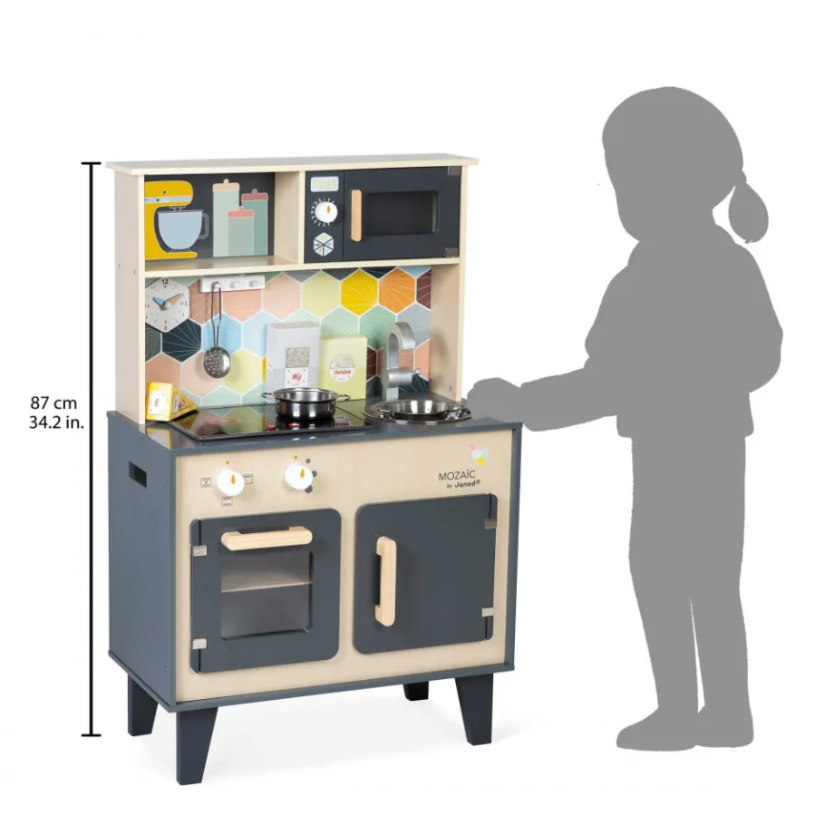 Janod Grande Cuisine Mozaïc en bois* Cuisines, Dinettes & Marchandes