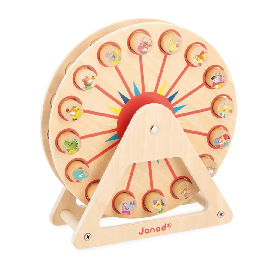 Janod Grande Roue en Folie Applepop* Jeux De Rapidité & De Stratégie
