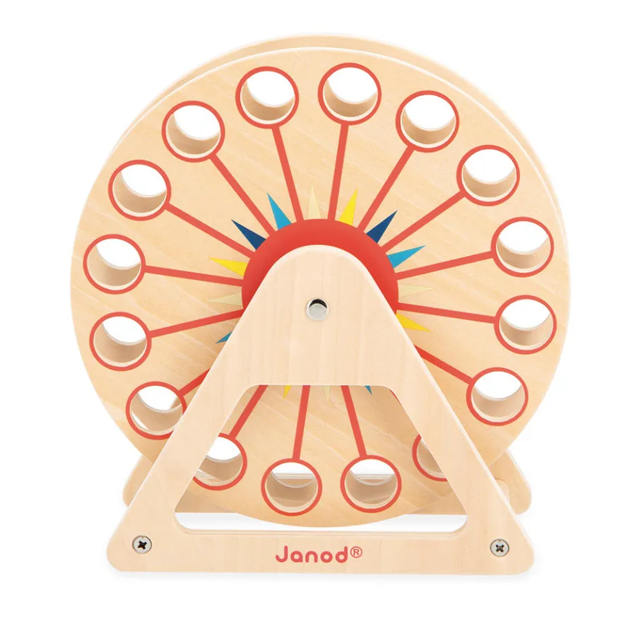 Janod Grande Roue en Folie Applepop* Jeux De Rapidité & De Stratégie