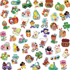 Janod Grandes Gommettes Printemps x50* Mosaïques & Gommettes