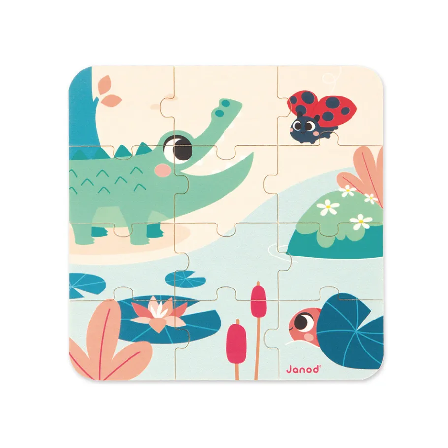 Janod Box - 24 mois* Jouets Musicaux|Puzzles En Bois Premier Âge