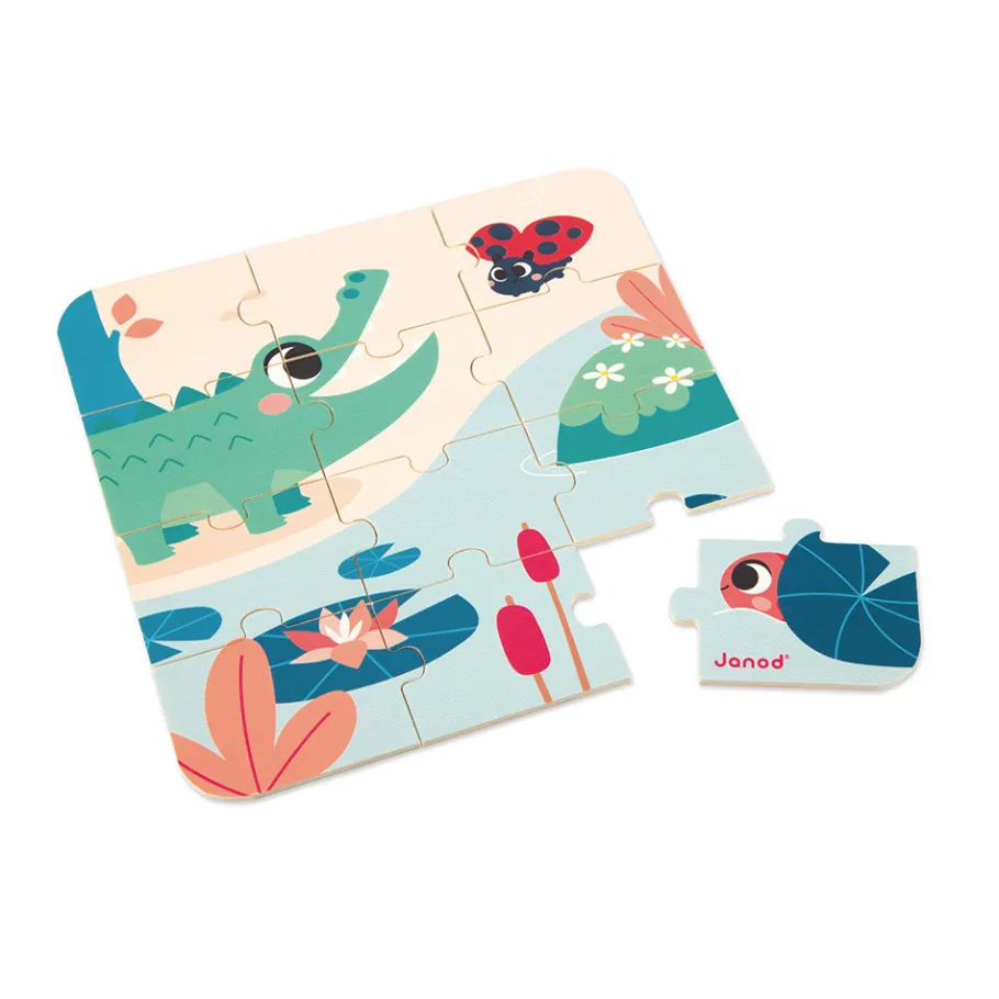 Janod Box - 24 mois* Jouets Musicaux|Puzzles En Bois Premier Âge