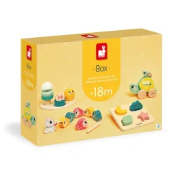 Janod Box - 18 mois* Jouets Musicaux|Puzzles En Bois Premier Âge