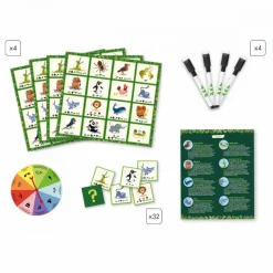 Janod Jeu Animalix - Quel Animal es-tu* Jeux De Mémoire & D'Associations|Jeux Éducatifs Science & Géographie