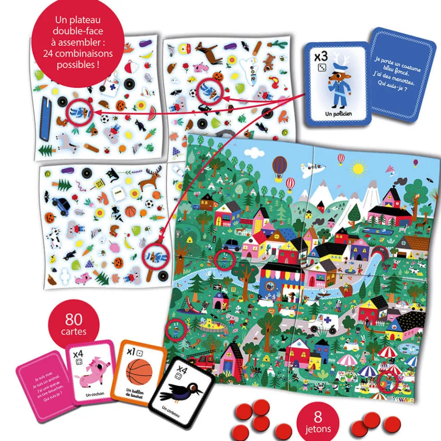 Janod Jeu Cherche et Trouve les Couleurs* Jeux Éducatifs Maternelle