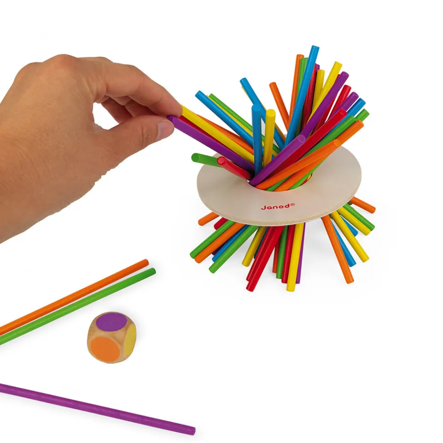 Janod Jeu d'Adresse - Crazy Sticks (bois)* Jeux D'Équilibre