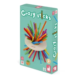 Janod Jeu d'Adresse - Crazy Sticks (bois)* Jeux D'Équilibre