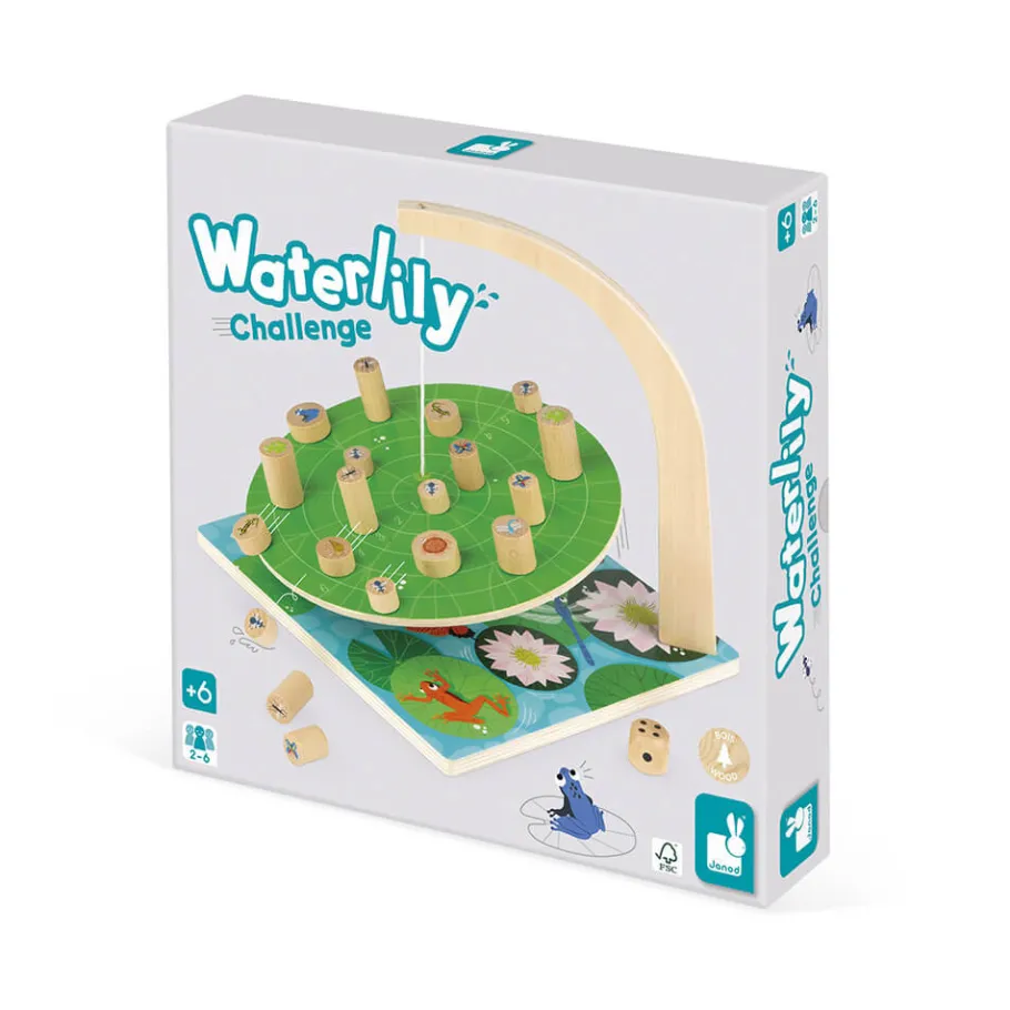 Janod Jeu d'Adresse - Waterlily Challenge (bois)* Jeux D'Équilibre
