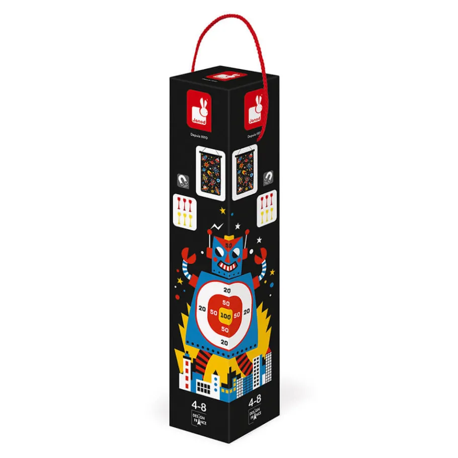 Janod Jeu de fléchettes magnétiques Robots* Jeux De Lancer