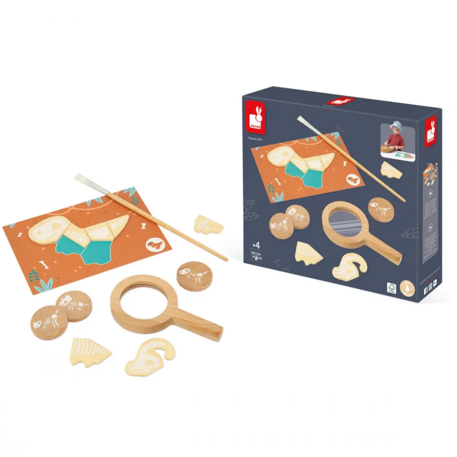 Janod Jeu de Fouille Dino* Jeux Éducatifs Maternelle|Jeux Éducatifs Science & Géographie