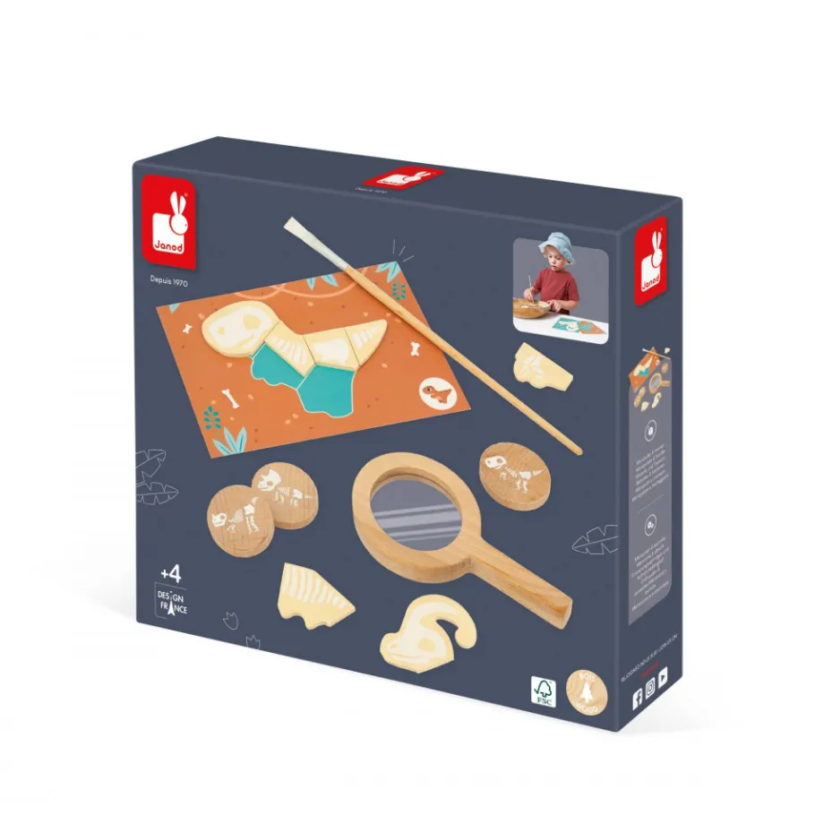 Janod Jeu de Fouille Dino* Jeux Éducatifs Maternelle|Jeux Éducatifs Science & Géographie