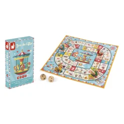 Janod Jeu de l'oie carrousel (bois et carton)* Jeux De Parcours