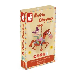 Janod Jeu de petits chevaux carrousel (bois et carton)* Jeux De Parcours