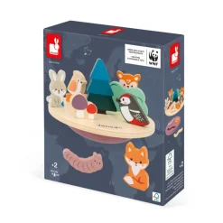 Janod Jeu d'Equilibre Ecosystème - Partenariat WWF®* Jeux D'Équilibre|Jeux Éducatifs Maternelle
