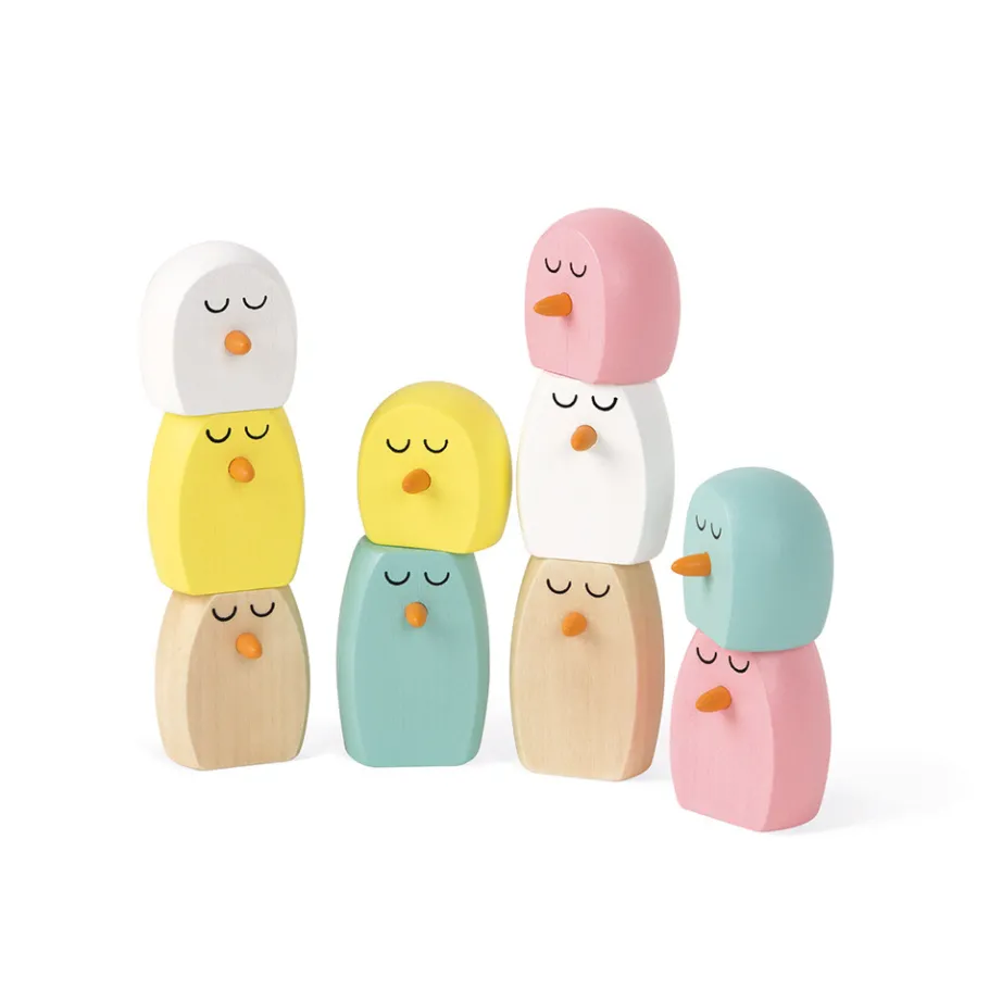 Janod Jeu d'équilibre flamant rose (bois)* Jeux D'Équilibre