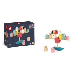 Janod Jeu d'équilibre flamant rose (bois)* Jeux D'Équilibre