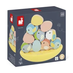 Janod Jeu d'équilibre Oiseaux Pure* Jeux D'Équilibre|Manipulation & Encastrement