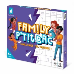 Janod Jeu Family P'tit Bac - Challenge tes Parents* Jeux De Rapidité & De Stratégie|Jeux Éducatifs Primaire