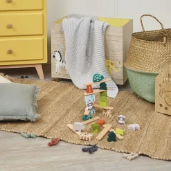 Janod Jeu Les Animaux Equilibristes en bois - Partenariat WWF®* Jeux D'Équilibre