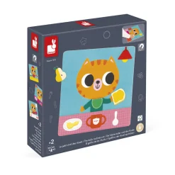 Janod Jeu Magnétique - Petit Chat des Rituels* Jeux Éducatifs Maternelle|Jeux Éducatifs Magnétiques