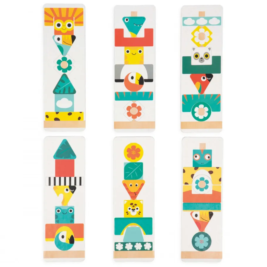Janod Jeu Totem Tropik* Jeux De Mémoire & D'Associations|Jeux Éducatifs Maternelle
