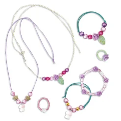 Janod Kit Créatif - 7 Bijoux de Fées à Créer Magic Fairies* Collection "Les Ateliers Bijoux" & Les Perles