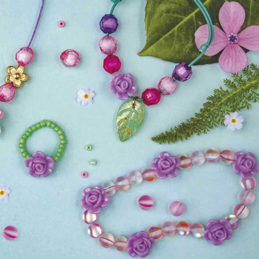Janod Kit Créatif - 7 Bijoux de Fées à Créer Magic Fairies* Collection "Les Ateliers Bijoux" & Les Perles