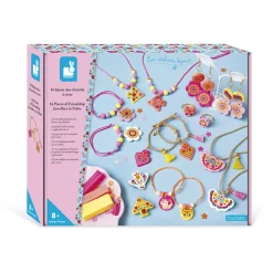 Janod Kit Créatif - 16 Bijoux Duo d'Amitié à Créer* Collection "Les Ateliers Bijoux" & Les Perles