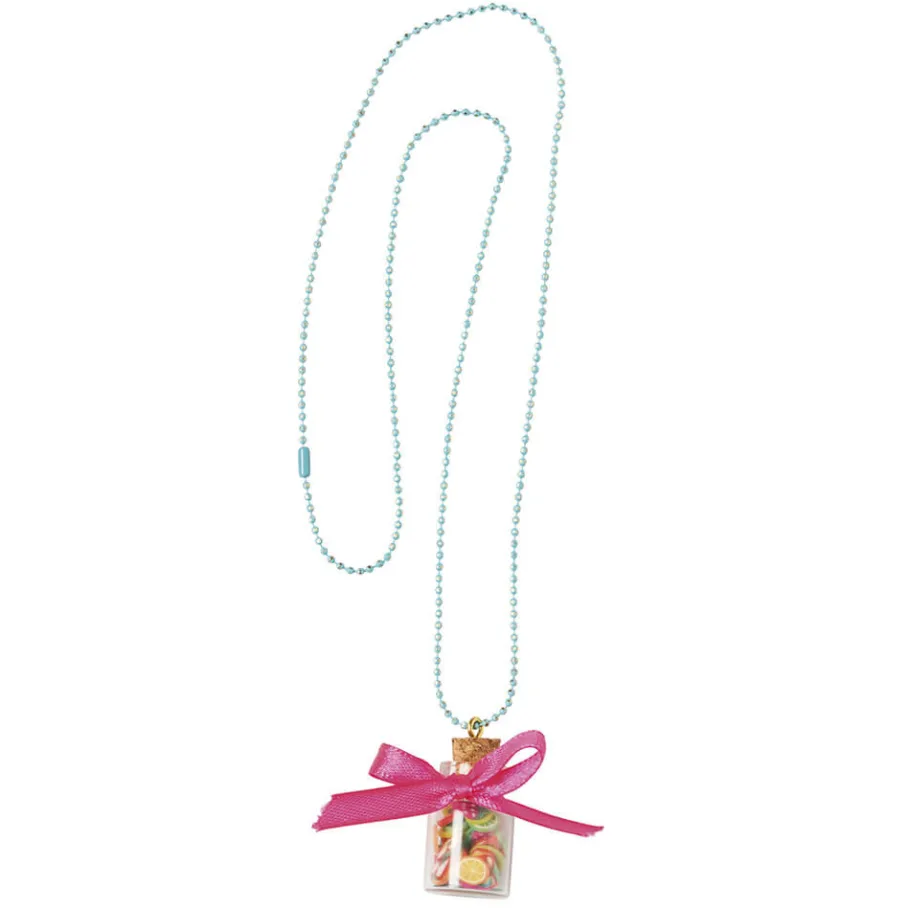 Janod Kit Créatif - 2 Bijoux Fioles Gourmandises à Créer* Collection "Les Ateliers Bijoux" & Les Perles