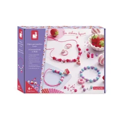 Janod Kit Créatif - 5 Bijoux Gourmandises à Créer* Collection "Les Ateliers Bijoux" & Les Perles