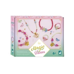 Janod Kit Créatif - 6 Bijoux Jolis Papillons Magic Fairies* Collection "Les Ateliers Bijoux" & Les Perles