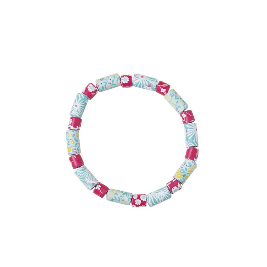 Janod Kit Créatif - 6 bijoux Perles de Papier à Créer* Collection "Les Ateliers Bijoux" & Les Perles