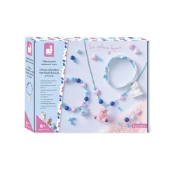 Janod Kit Créatif - 3 Bijoux Petits Animaux à Créer* Collection "Les Ateliers Bijoux" & Les Perles