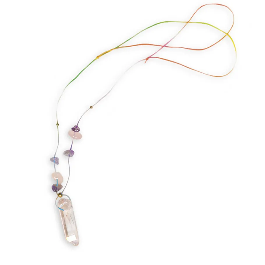 Janod Kit Créatif - 16 Bijoux Pierre Porte-Bonheur à Créer* Collection "Les Ateliers Bijoux" & Les Perles