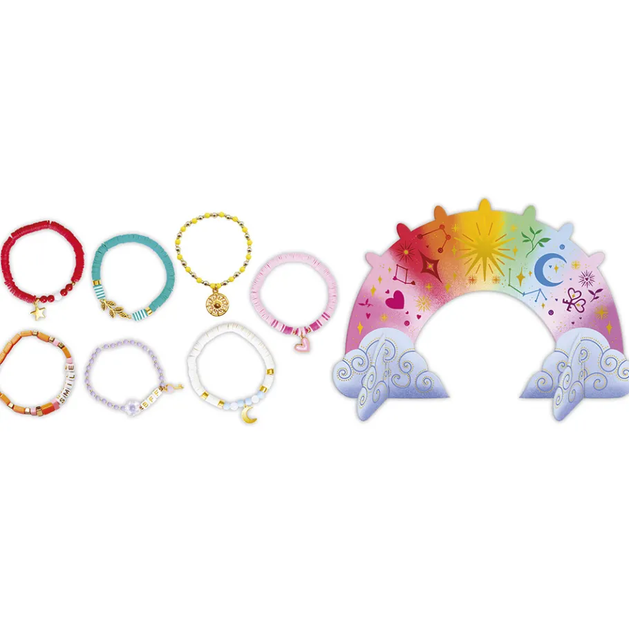 Janod Kit Créatif - 7 Bracelets pour la Semaine à Créer* Collection "Les Ateliers Bijoux" & Les Perles