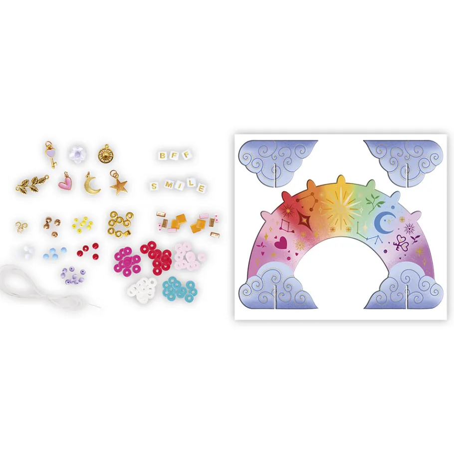 Janod Kit Créatif - 7 Bracelets pour la Semaine à Créer* Collection "Les Ateliers Bijoux" & Les Perles