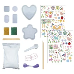 Janod Kit Créatif - 16 Créations en Moulage Jardin Fleuri* Créations 3D|Collection