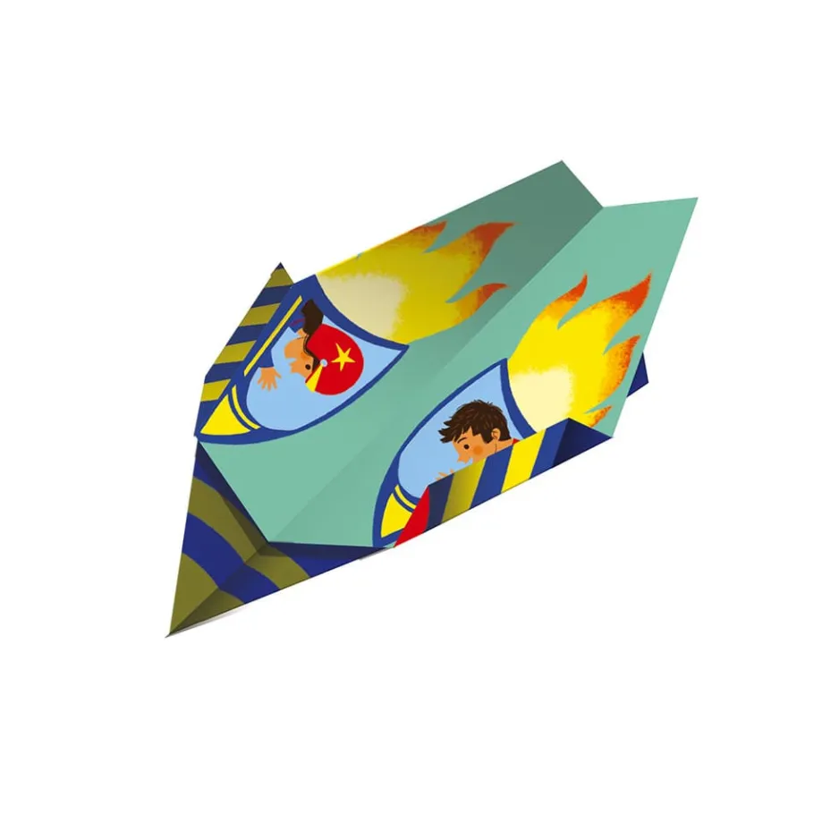 Janod Kit Créatif - Avions en Papier* Créations 3D|Tampons & Papeterie