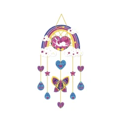 Janod Kit Créatif - Coffret Multi-Activités Arc-En-Ciel* Créations 3D|Sable, Paillettes, Dorure & Strass