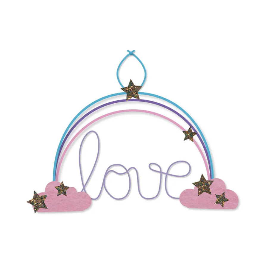 Janod Kit Créatif - Coffret Multi-Activités Arc-En-Ciel* Créations 3D|Sable, Paillettes, Dorure & Strass
