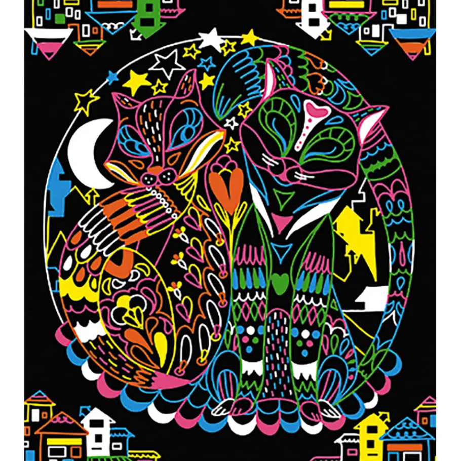 Janod Kit Créatif - Coffret Multi-Activités 17 Réalisations Animaux* Créations 3D|Peinture Par Numéro & Coloriage