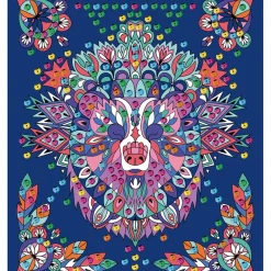 Janod Kit Créatif - Coffret Multi-Activités 17 Réalisations Animaux* Créations 3D|Peinture Par Numéro & Coloriage