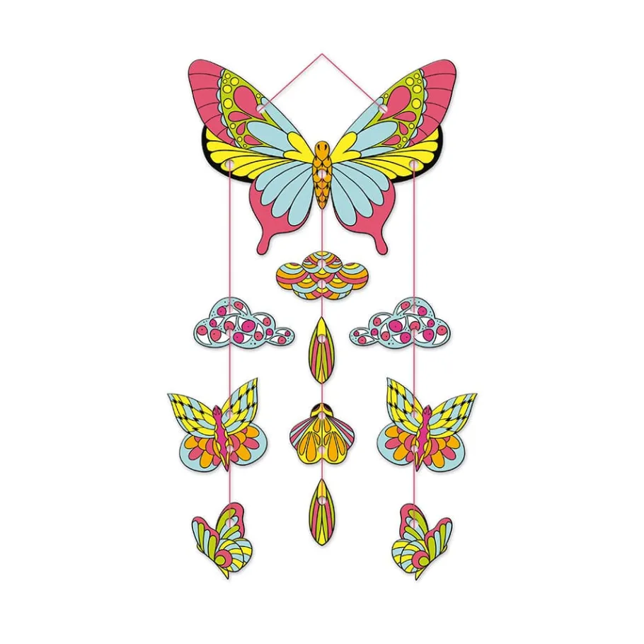 Janod Kit Créatif - Coffret Multi-Activités 17 Réalisations Animaux* Créations 3D|Peinture Par Numéro & Coloriage