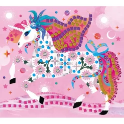 Janod Kit Créatif - Coffret Multi-Activités 11 Décos Girly* Créations 3D|Sable, Paillettes, Dorure & Strass