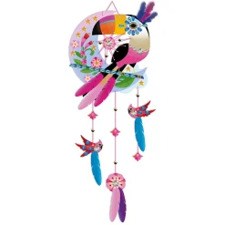 Janod Kit Créatif - Coffret Multi-Activités 11 Décos Girly* Créations 3D|Sable, Paillettes, Dorure & Strass