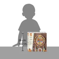 Janod Kit Créatif - Fils Tendus Attrape-Rêves Lumineux Renard* Créations 3D|Collection "Les Ateliers Déco"
