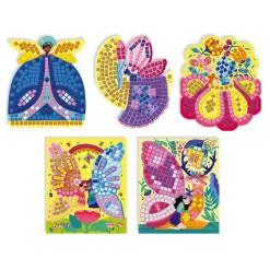Janod Kit Créatif - Mosaïques Fées* Mosaïques & Gommettes|Collection "Les Ateliers Du Calme"