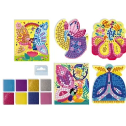 Janod Kit Créatif - Mosaïques Fées* Mosaïques & Gommettes|Collection 