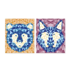 Janod Kit Créatif - Mosaïques Mousse Animaux de la Forêt* Mosaïques & Gommettes|Collection 