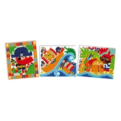 Janod Kit Créatif - Mosaïques Pirates* Mosaïques & Gommettes|Collection 